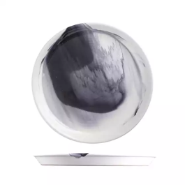 POTTR Finn ROUND TAPERED PLATE - 250mm Ø - POTTR - FINN, BLACK SMOKE ...